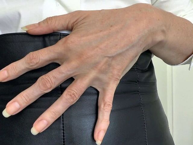 Beautiful Hands Natural Real Fingernails Close-up (Lady Victoria Valente)