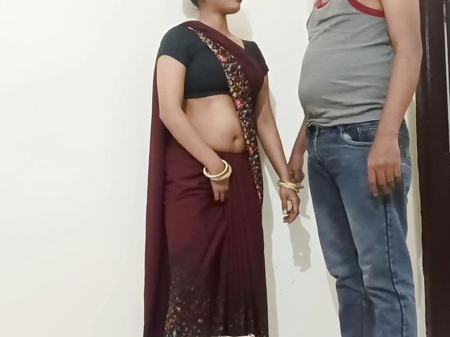 Indian Desi Village Bhabhi Cheats Her Husband Called Village Brother-in-law and Called Him Fear Doggy Sex Clear (Sakshi Pussy)