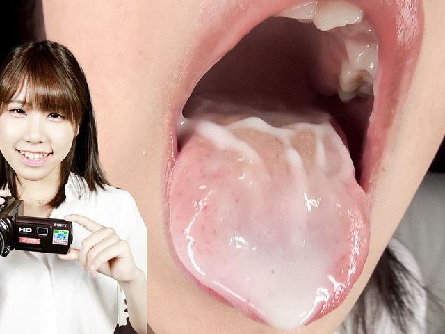 Misaki Katase's POV Mouth Selfie with Her Orange-tinged Tongue and Sticky Saliva (Japan Fetish Fusion)