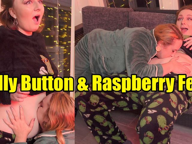 Raspberry Fetish Tickling Belly Button Fetish (arya Grander and Kisica) (Arya Grander)