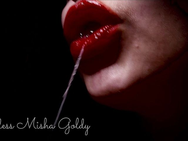 20$ for 2 Drops of My Goddess Saliva (Goddess Misha Goldy)