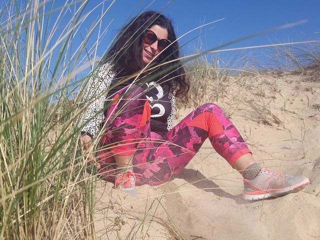 Girl Pissing on the Beach