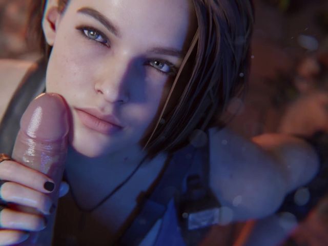 Jill Valentine Facial Handjob (Velvixian 3D)