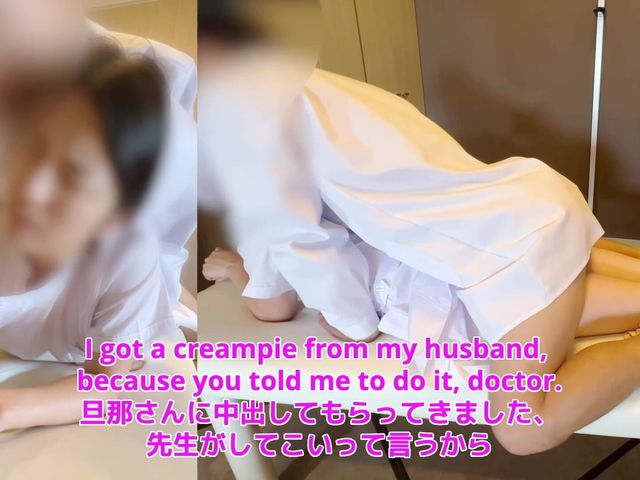 #186 Nurse's Boyfriend Must-see! Cuckolded by Doctor Creampie Training in Anal at the Hospital From Daytime! (Maruta hub)