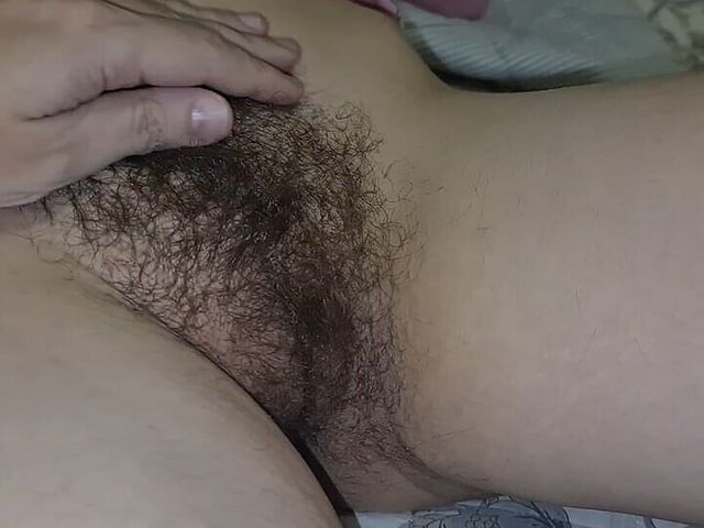 He Really Loves to Play with My Hairy Pussy, Huge Cumshot in My Mouth (Cherry dream)