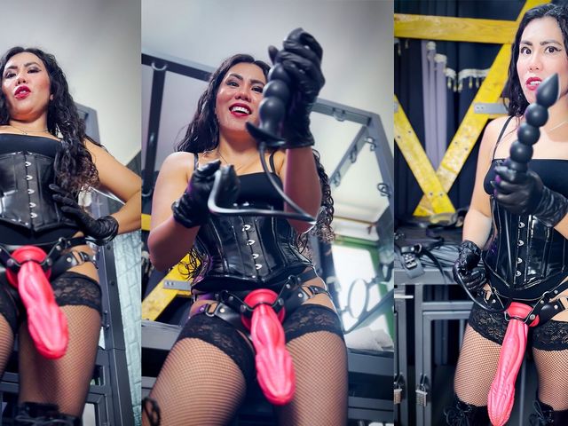 Femdom Anal Training Instructions (Domina Fire)