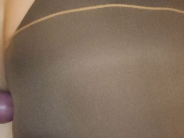 Touching Penis in Pantyhose and Panties (Pantyhose wife)