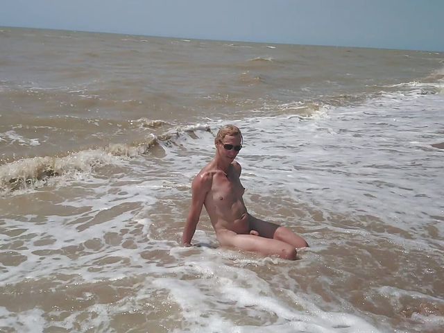 Swimming, Splashing and Posing Naked in the Sea... (Alexa Cosmic)