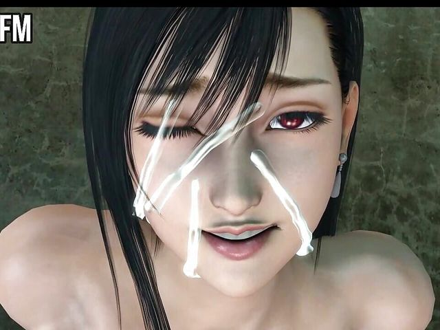 final fantasy TIFA LOCKHART IS INSATIABLE 3 (The fox 3D)