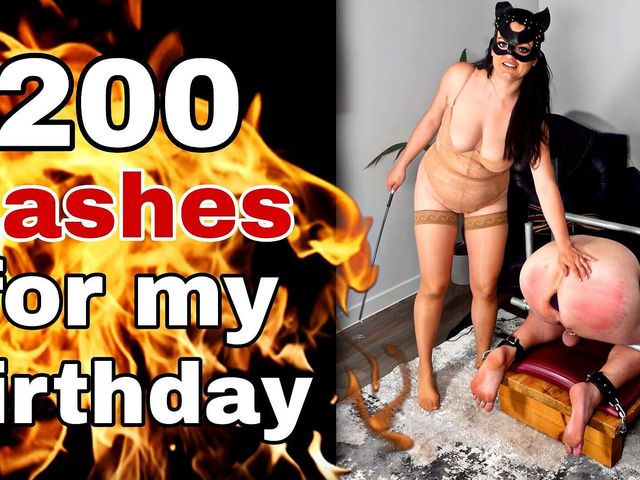 200 Lashes Femdom Slave Punishment (Training Zero)