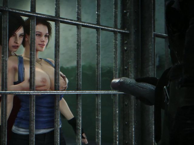 Ada Wong and Jill Valentine Imprisoned (Velvixian)