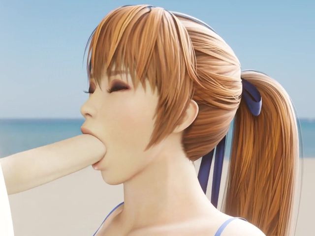 Kasumi Blowjob on the Beach (Velvixian)