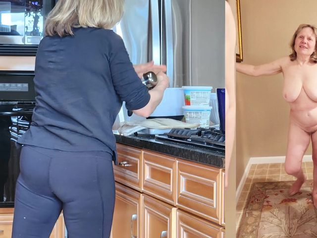 Cooking My Cute Ass off (Marie Rocks, 60+ GILF)