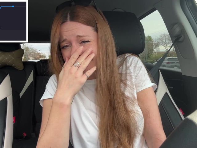 Braless Pit Stop in the Drive Thru with My Lush on Max! (Nadia Foxx)