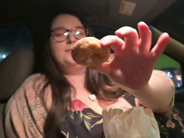 Eating Donuts by the Seaside (SSBBW Lady Brads)