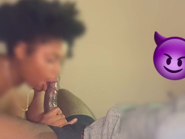 Suction Lips Is in Ghetto Mode Sucking the Nut Out My Dick Until Its All on Her Lips (Purge Hefner)