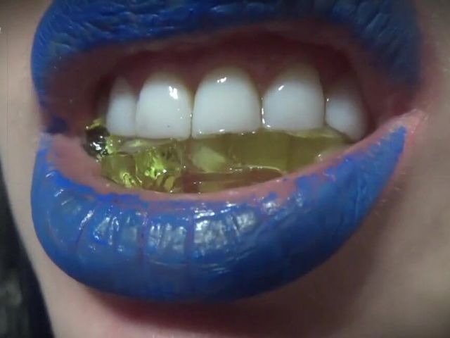 My New #lipstickfetish and #vorefetish Video Preview: 5 Collors for My Lips & Gummy Bears Vore (Goddess Misha Goldy)