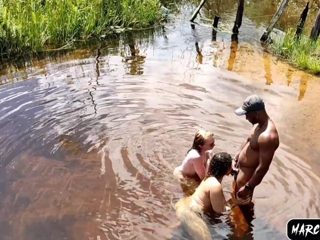 Cooling Off And Fucking With Hot Girls In The Creek (Marcio baiano)